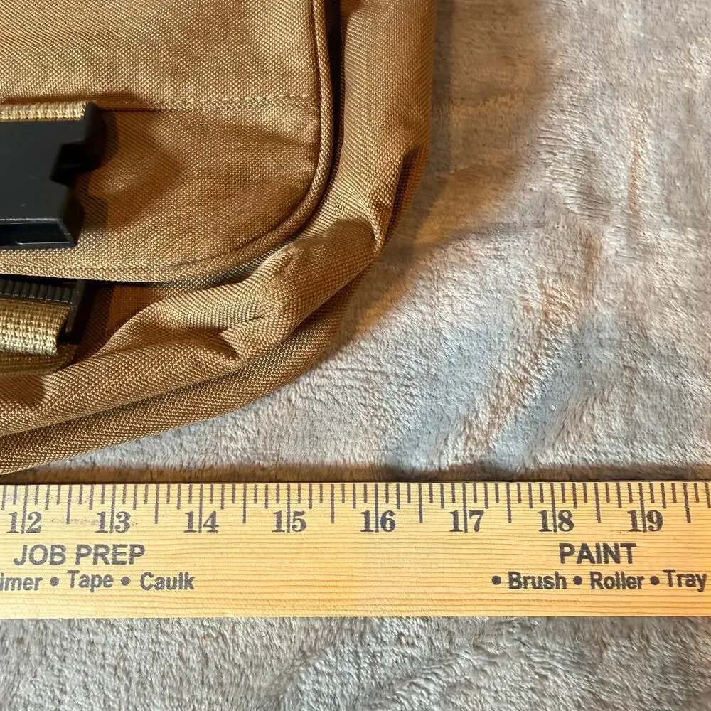 Alpine Canvas Messenger Laptop Work Travel Briefcase Bag Tan Bag